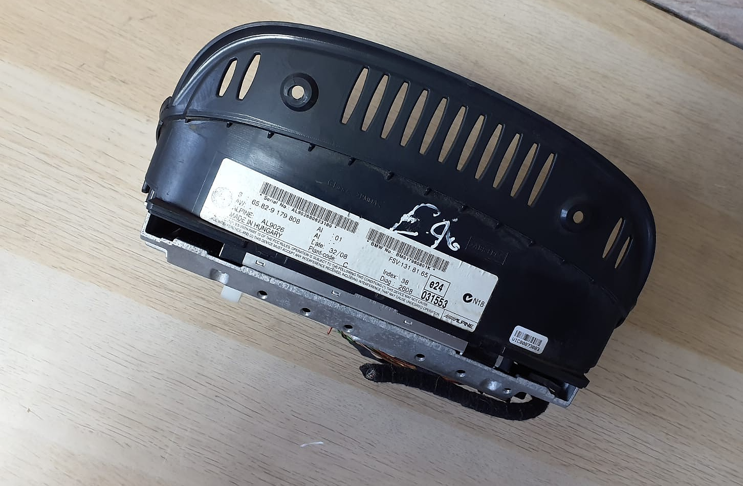 BMW 3 Series E90 E91 E92 2010 OEM Sat Nav Display Screen Monitor 9179808