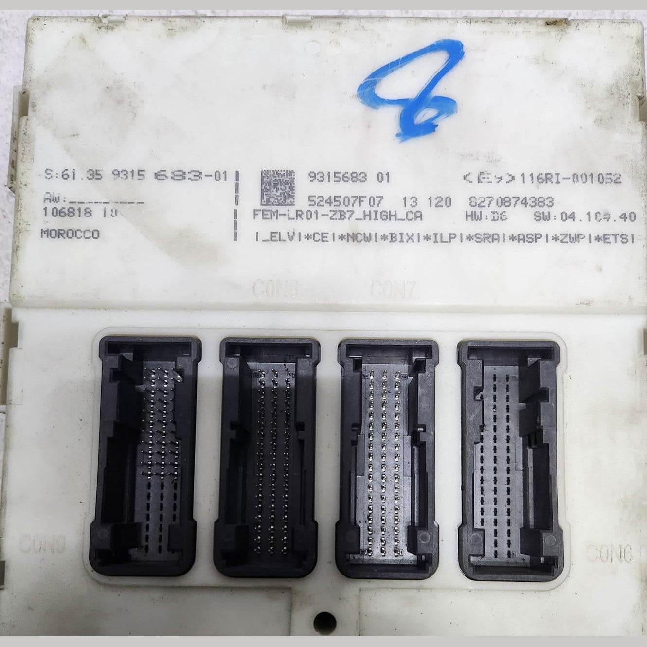 2015-2016 BMW 328i Body Control Module 9315683  328i and F30 335i 