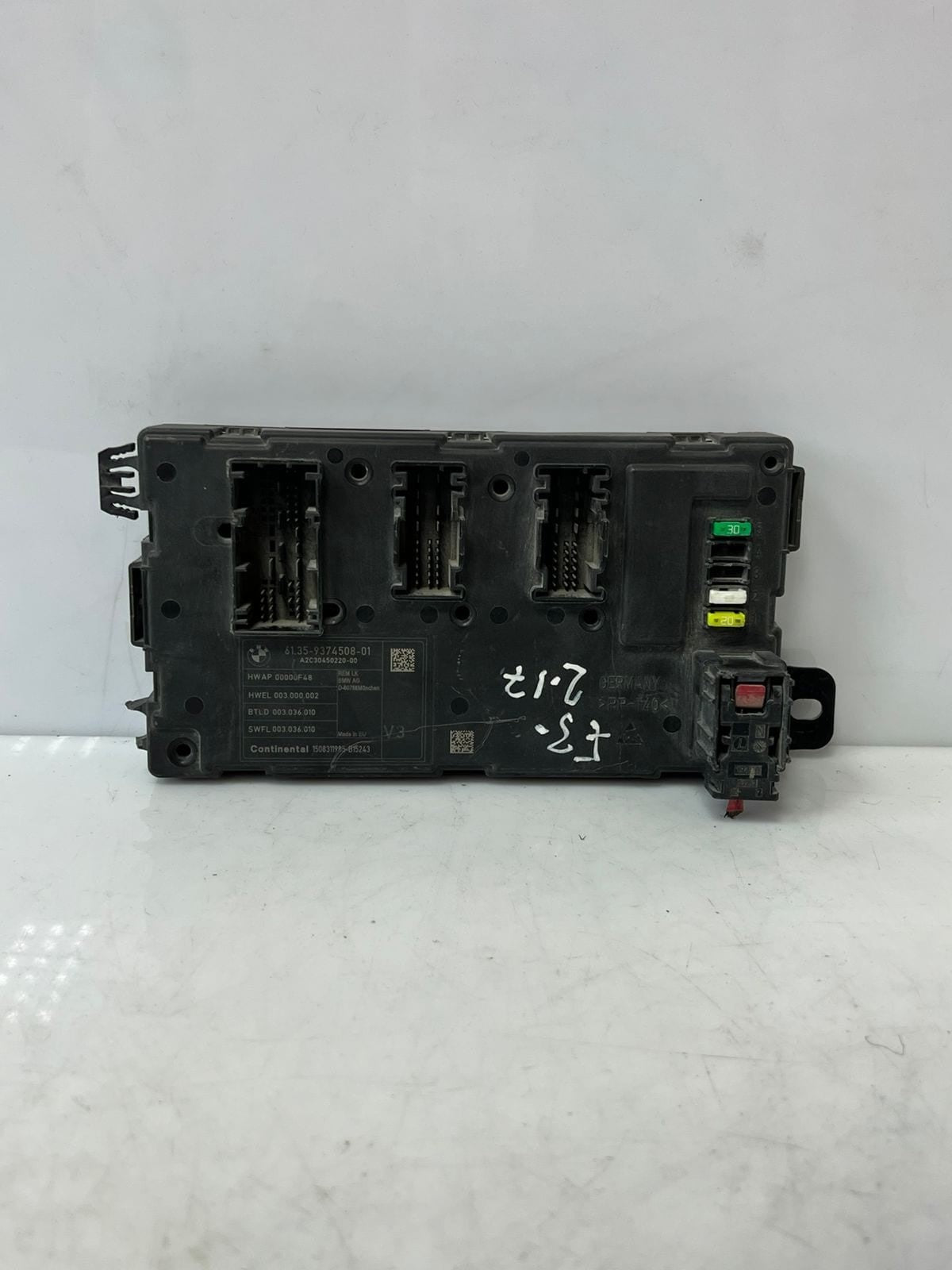 2014-2016 BMW 228i F20, F21, F22, F23 Rear Body Control Module 9374508