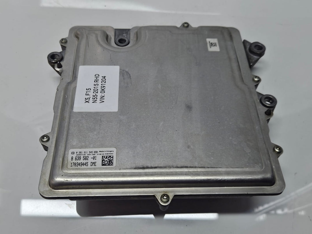 8639582-2014 BMW X5 F15 N55 RHD Engine Control Unit DME Set OEM