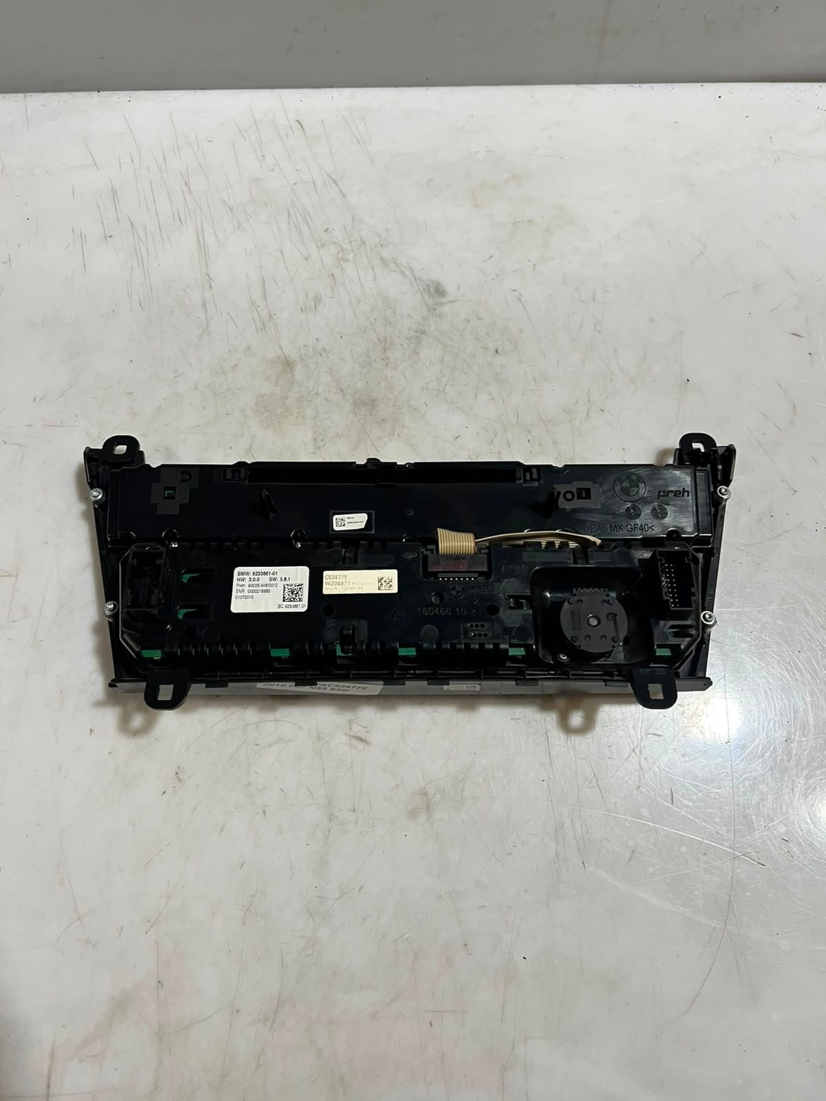 2020 BMW X3 F07 N55 535I AC Heater Control Panel 9233661 OEM