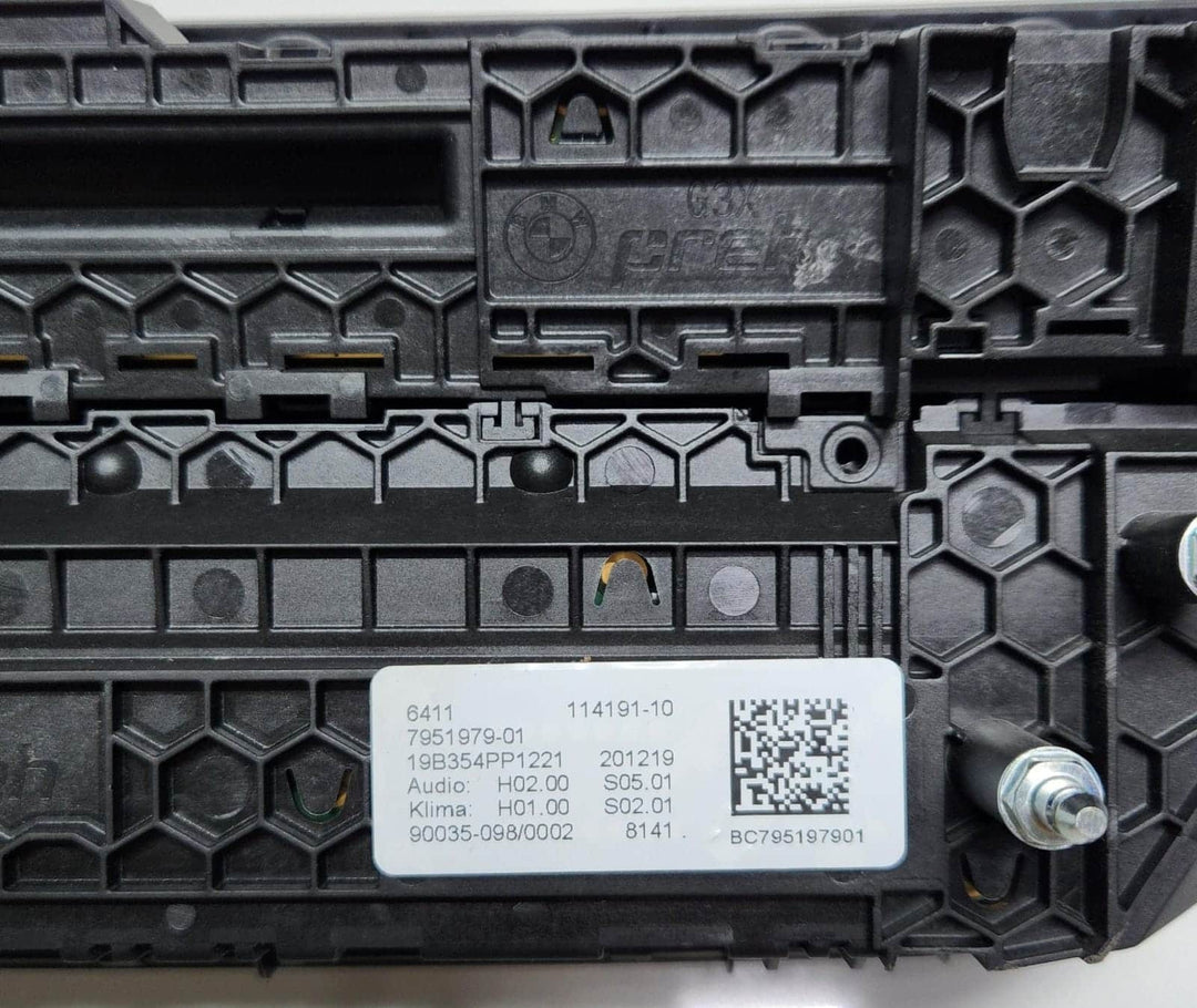 2017-2024 BMW X3 Heater AC Control Panel 7951979 X3 G01 X4 G02 OEM 