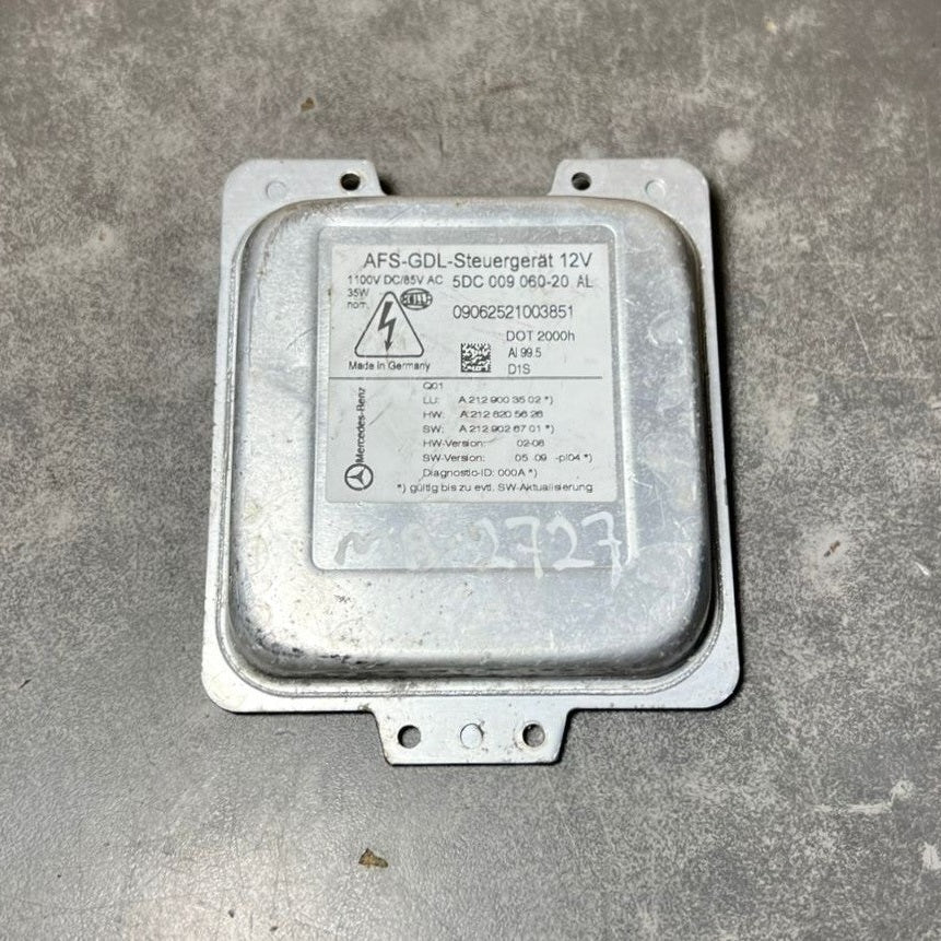 Mercedes W212 E-Class Xenon Light Headlight Control Module Unit A212 9003502 OEM