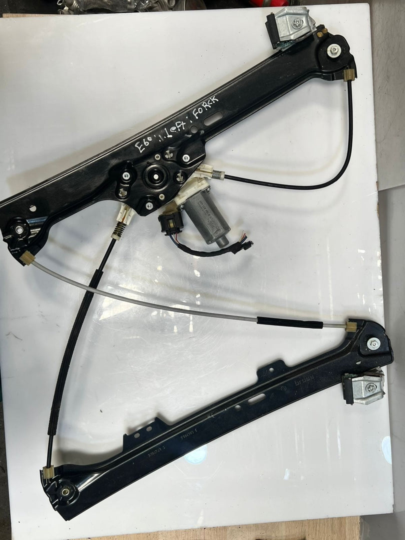 BMW 5 Series E60 E61 Front Left Door Window Regulator With Motor 7184741 OEM