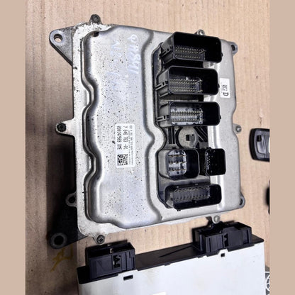 BMW F10 520i N20 2012 vin DX50049 ENGINE CONTROL UNIT ECU SET - 7646763