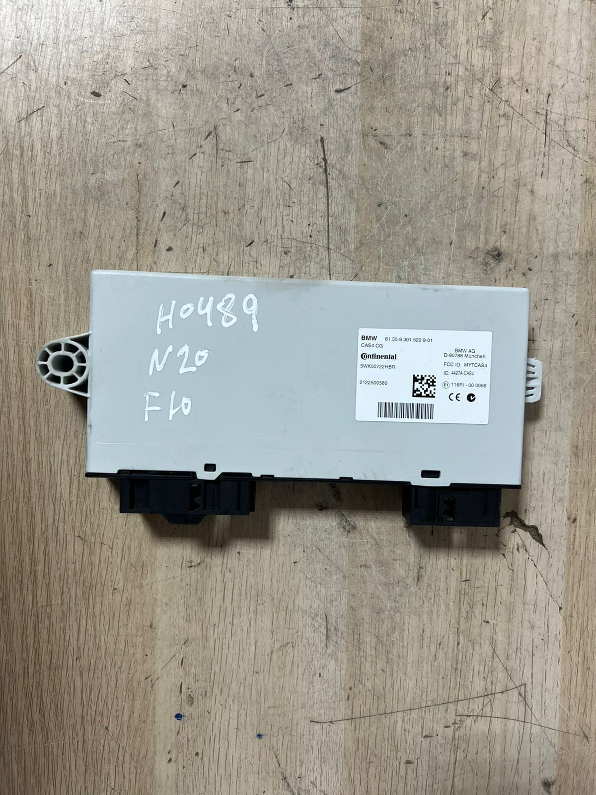 2012-2017 BMW F10 N20 520i Engine Control Unit SET DME+ CAS4 CG + 2KEYs 8606306