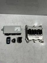 BMW X3 20iX F25 2011-17 N20 ENGINE CONTROL UNIT ECU KIT DME+CAS4+1KEY 7649122