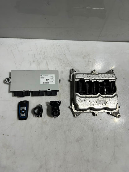 BMW X3 20iX F25 2011-17 N20 ENGINE CONTROL UNIT ECU KIT DME+CAS4+1KEY 7649122