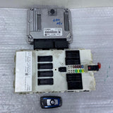 OEM BMW 320d F30 N47 ENGINE CONTROL UNIT ECU SET DDE 8582155 BOSCH