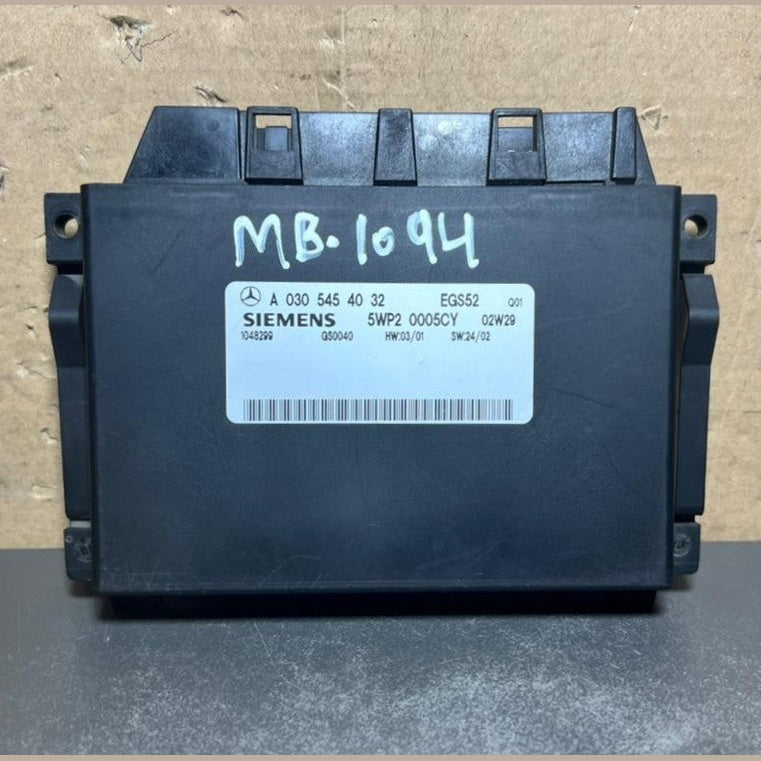 02-08 Mercedes W211 Gearbox Transmission Control Unit Module A030 5454032 OEM