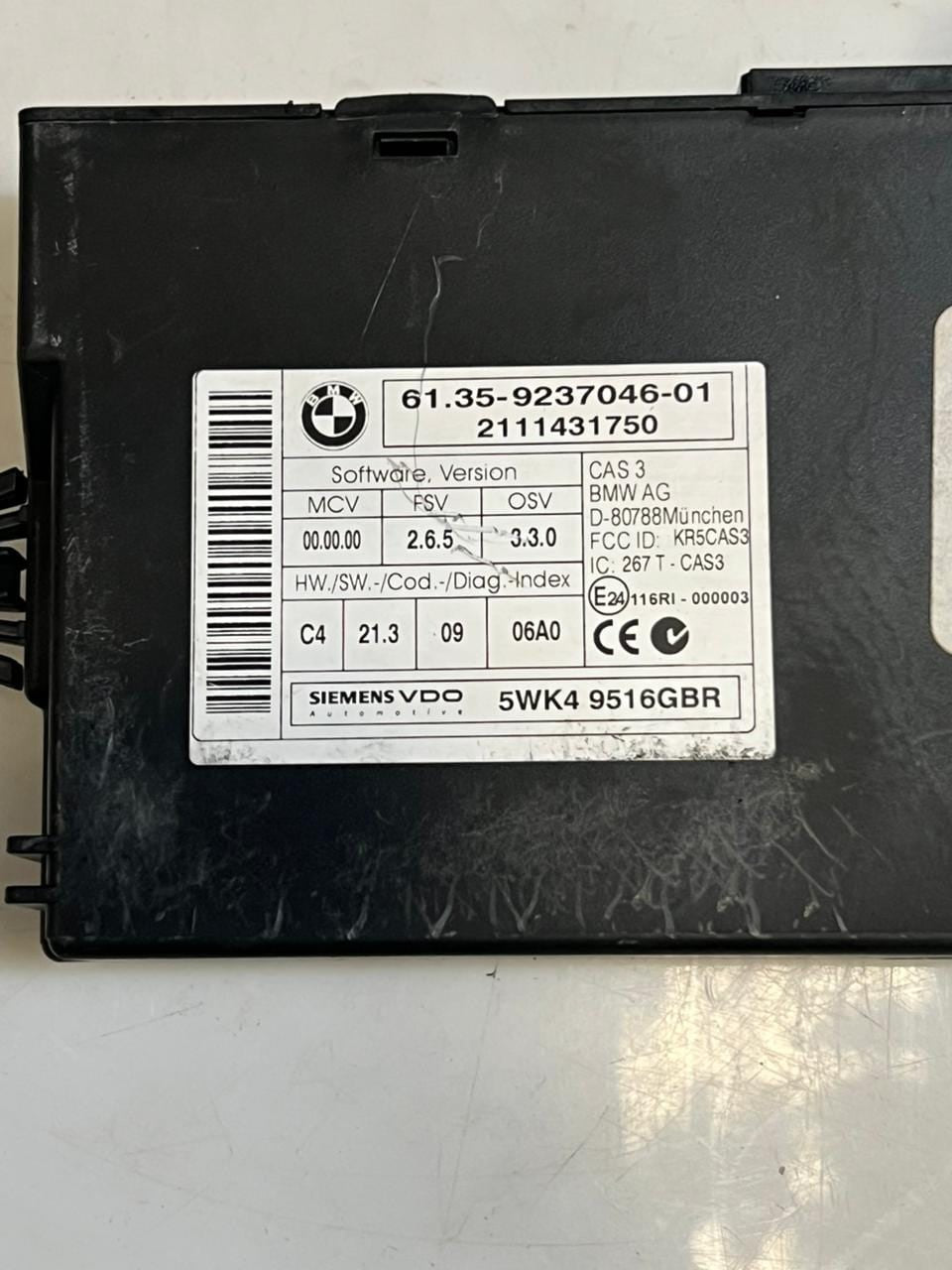 2011 BMW X5 E70 LCI Engine Control Unit ECU SET DDE+ CAS3+ 1KEY 8512407 OEM