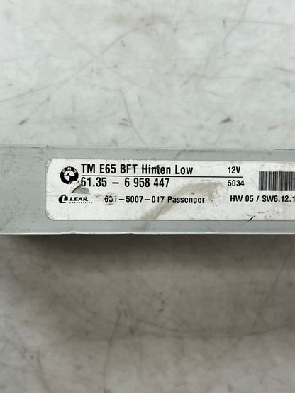 2001 BMW 740i 7 Series E65 E66 Door Control Module 6958447 OEM