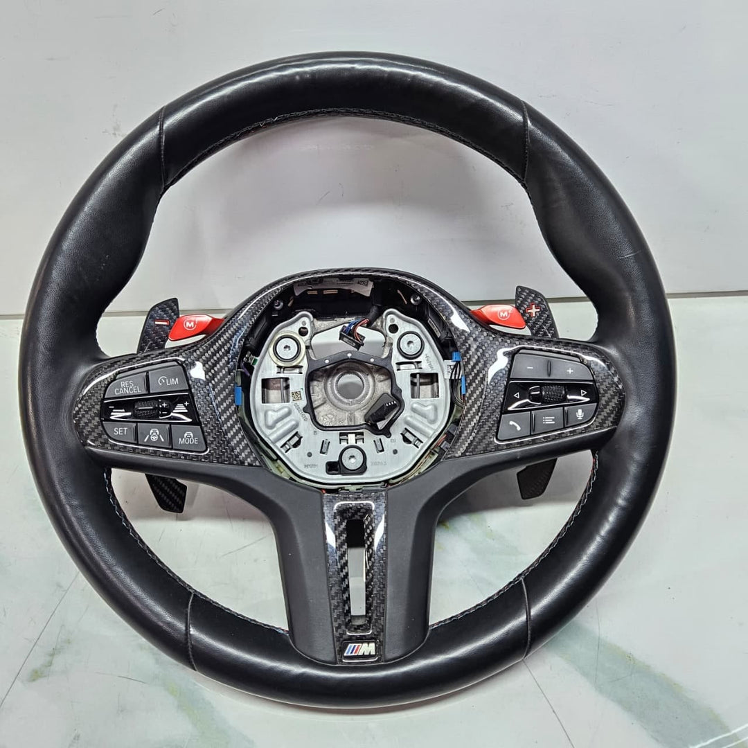 2021 BMW M3 G80 M4 G82 G83 Carbon Steering Wheel Shift Pads 9882883 OEM