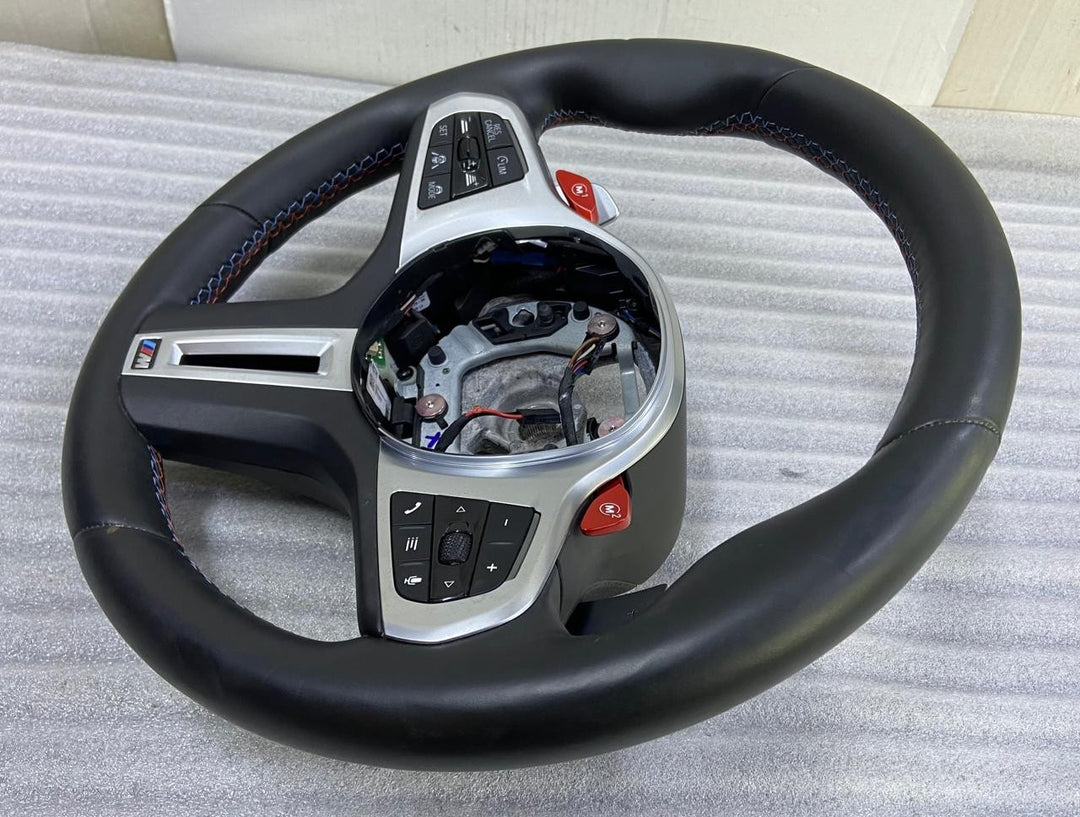 OEM BMW M8 F91 F92 F93 Leather Steering Wheel Leather M-SPORT 8746143 Original