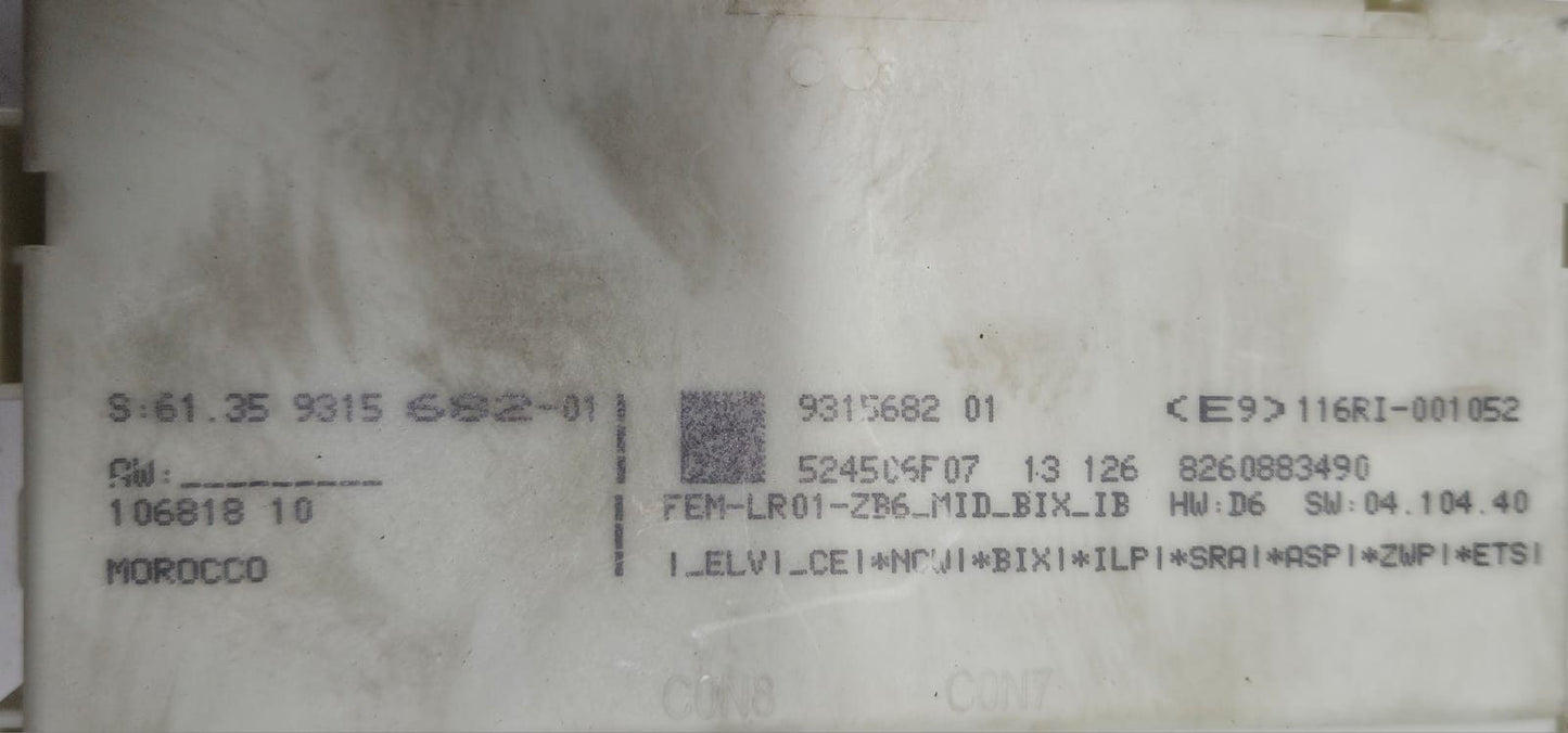 BMW F30 F31 F10 F11 F25 F34 N20 Engine Control Unit DME Set 7643979 OEM