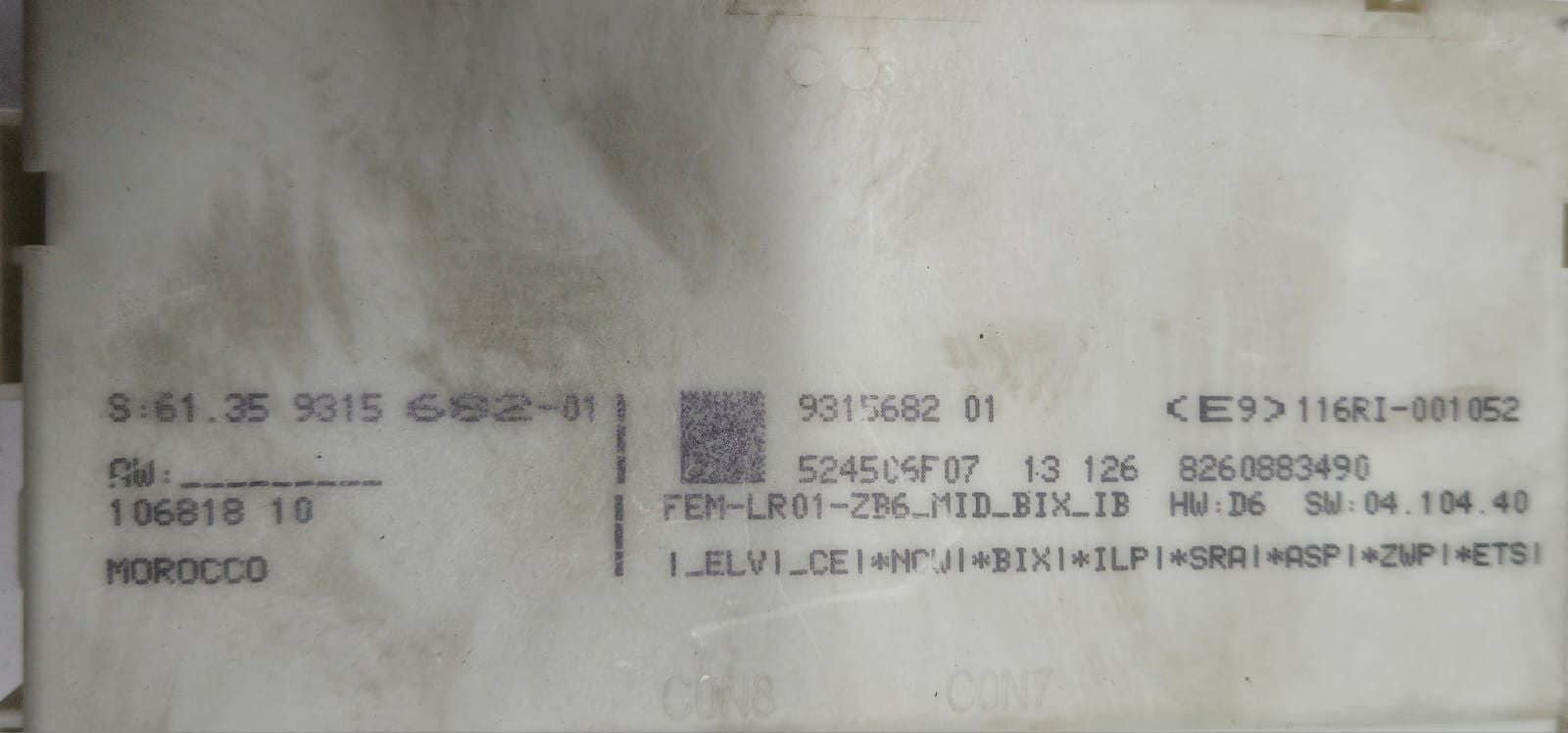 BMW F30 F31 F10 F11 F25 F34 N20 Engine Control Unit DME Set 7643979 OEM