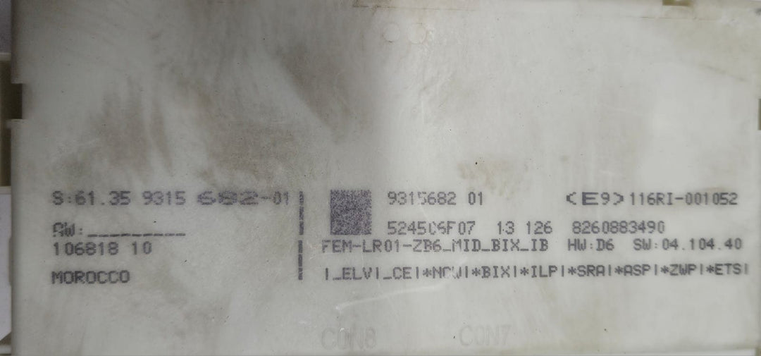 BMW F30 F31 F10 F11 F25 F34 N20 Engine Control Unit DME Set 7643979 OEM