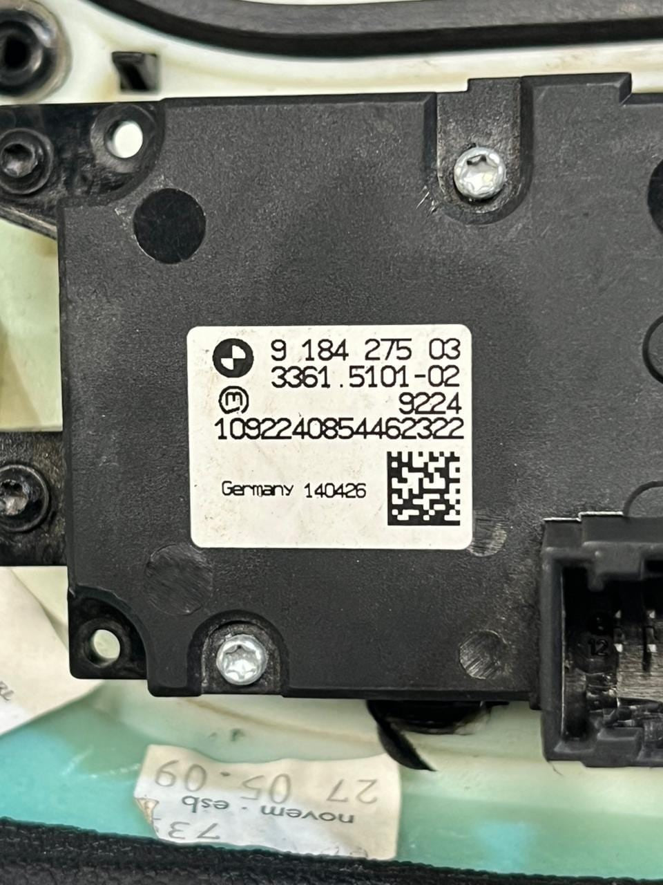 2009-2016 BMW Z4 E89 AUTOMATIC Headlight Control LIGHT Switch 9184275 OEM