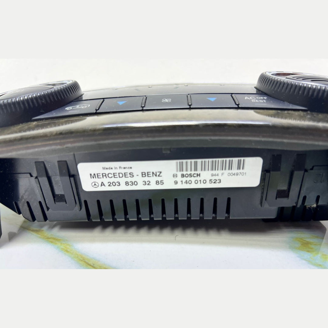 03-06 Mercedes W203 C-Class A/C Heater Climate Control Panel A203 8303285 OEM