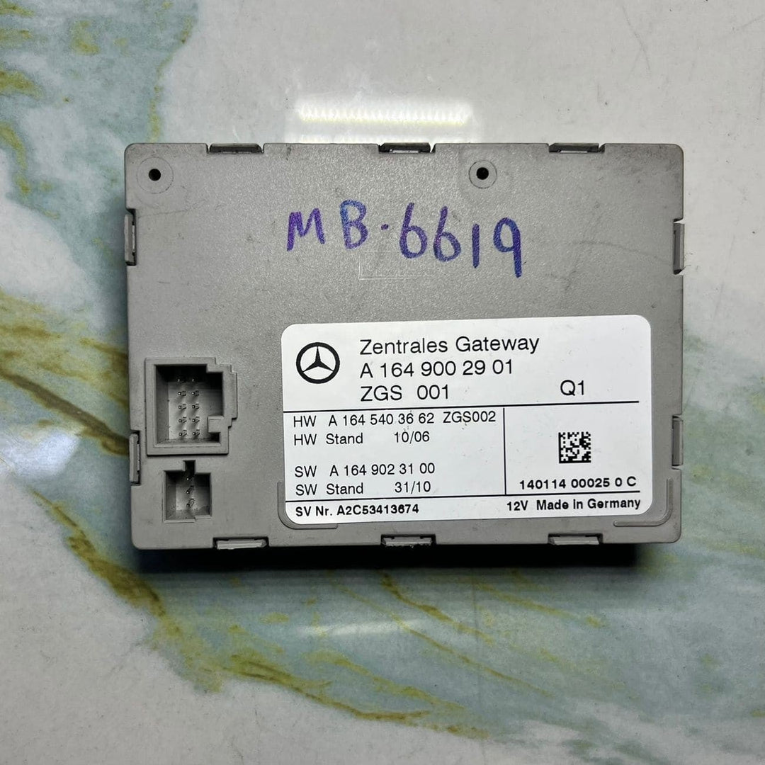2007 Mercedes-Benz R63 AMG Central Gateway Control Unit A1649002901 W164 ML63,