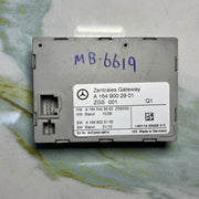 2007 Mercedes-Benz R63 AMG Central Gateway Control Unit A1649002901 W164 ML63,