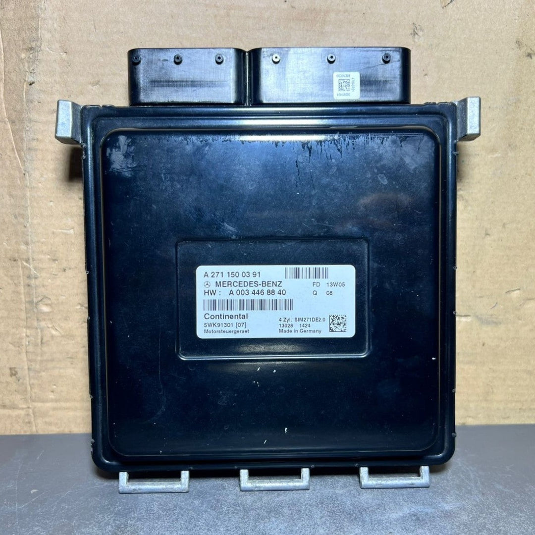 12-15 Mercedes Benz W204 C250 ECU ECM Engine Computer Control Module A2711500391