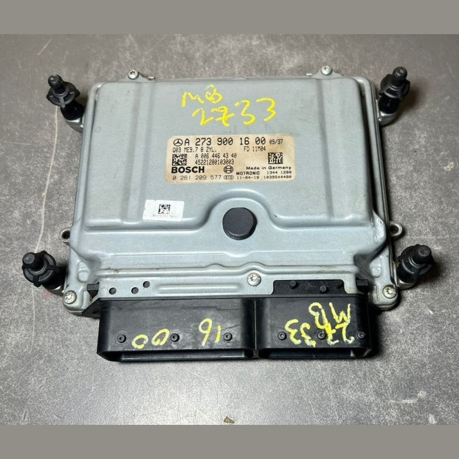 07-12 Mercedes W164 GL450 Engine Control Module Unit ECM ECU A273 9001600 OEM