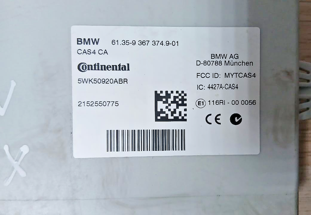 BMW X3 F25 N57 Engine CONTROL MODULE ECU Kit DDE+CAS4 + 1KEY 8586539 OEM