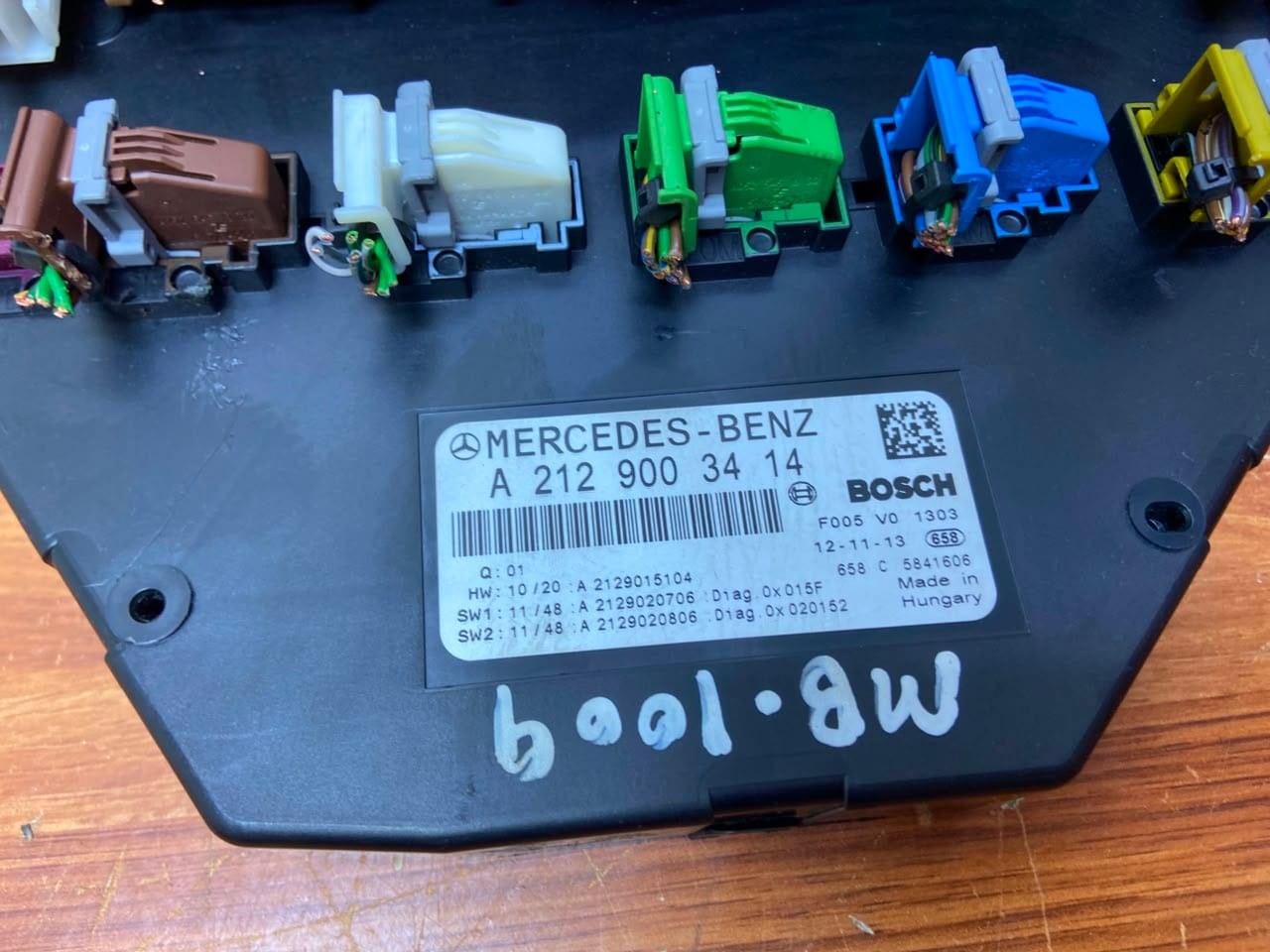 2008-15 Mercedes-Benz W212 Front Sam Fuse Box Control Unit A2129003414 X204 GLK