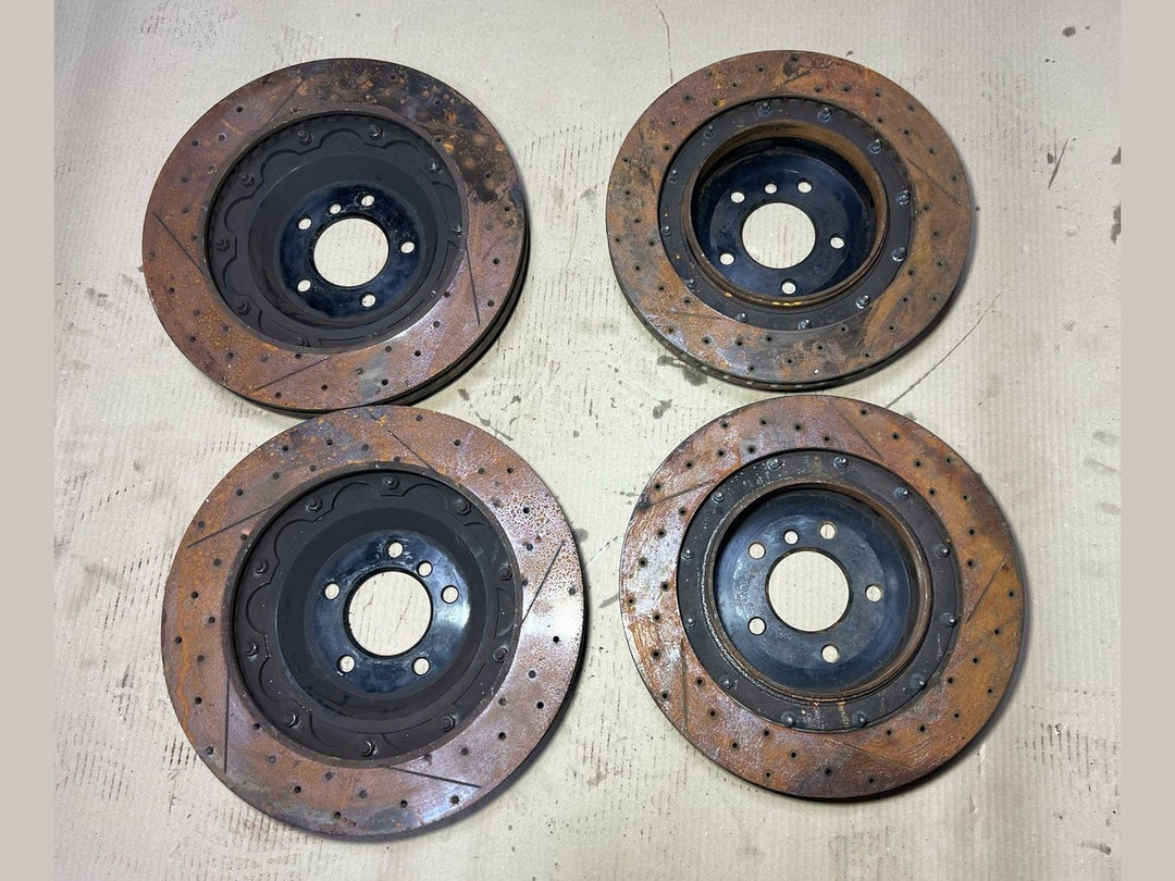 10-14 Mercedes-Benz W212 E-Class AMG E63 Front \ Rear Calipers Brake Discs Set