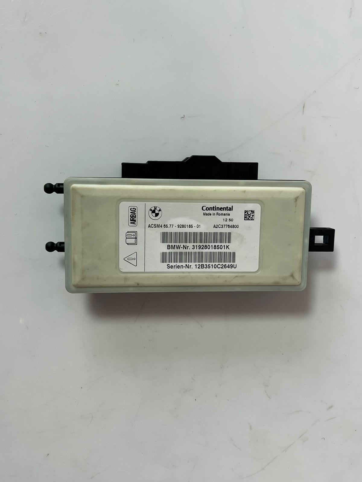 2012-2013 BMW X3 5' 6' 7' F25 F01 F02 F03 F10 F11 SRS Control Unit 9280185
