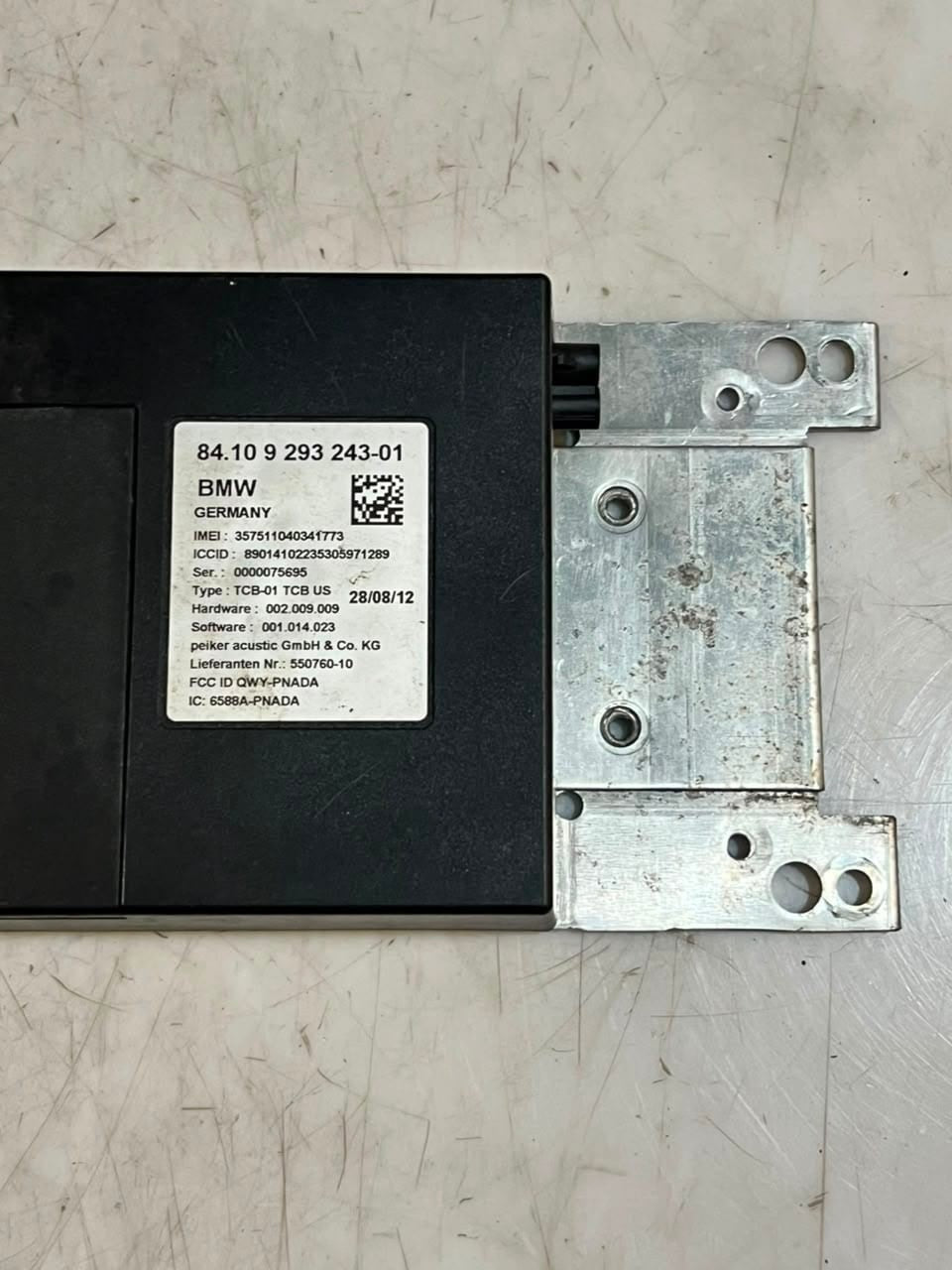 2011-2016 BMW 5' F10 F11 535i Communication Telematics Control Module 9293243