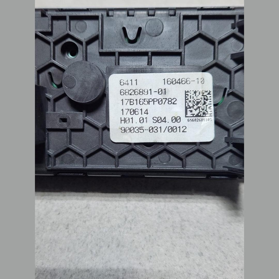 BMW 750 740 730i Rear Air Conditioning Control Panel 6826891 7 Series G11 G12