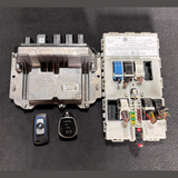 BMW 1 2 3 F20 F22 F30 1.8i B38 ENGINE CONTROL UNIT DME FEM KEY SET - 8674265