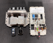 BMW 1 2 3 F20 F22 F30 1.8i B38 ENGINE CONTROL UNIT DME FEM KEY SET - 8674265