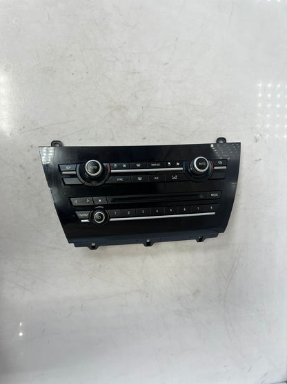 2015 BMW X5 F15 Climate Control A/C FM/AM PANEL Module 9365428 OEM