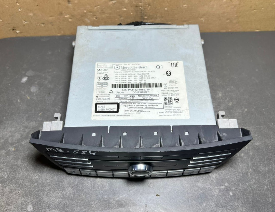 14–16 Mercedes-Benz W218 CLS Radio Audio Head Unit CD Player A218 9006906 OEM