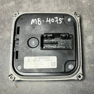 12-16 Mercedes W218 LED Headlight Voltage Regulator Ballast Module A218 9009003