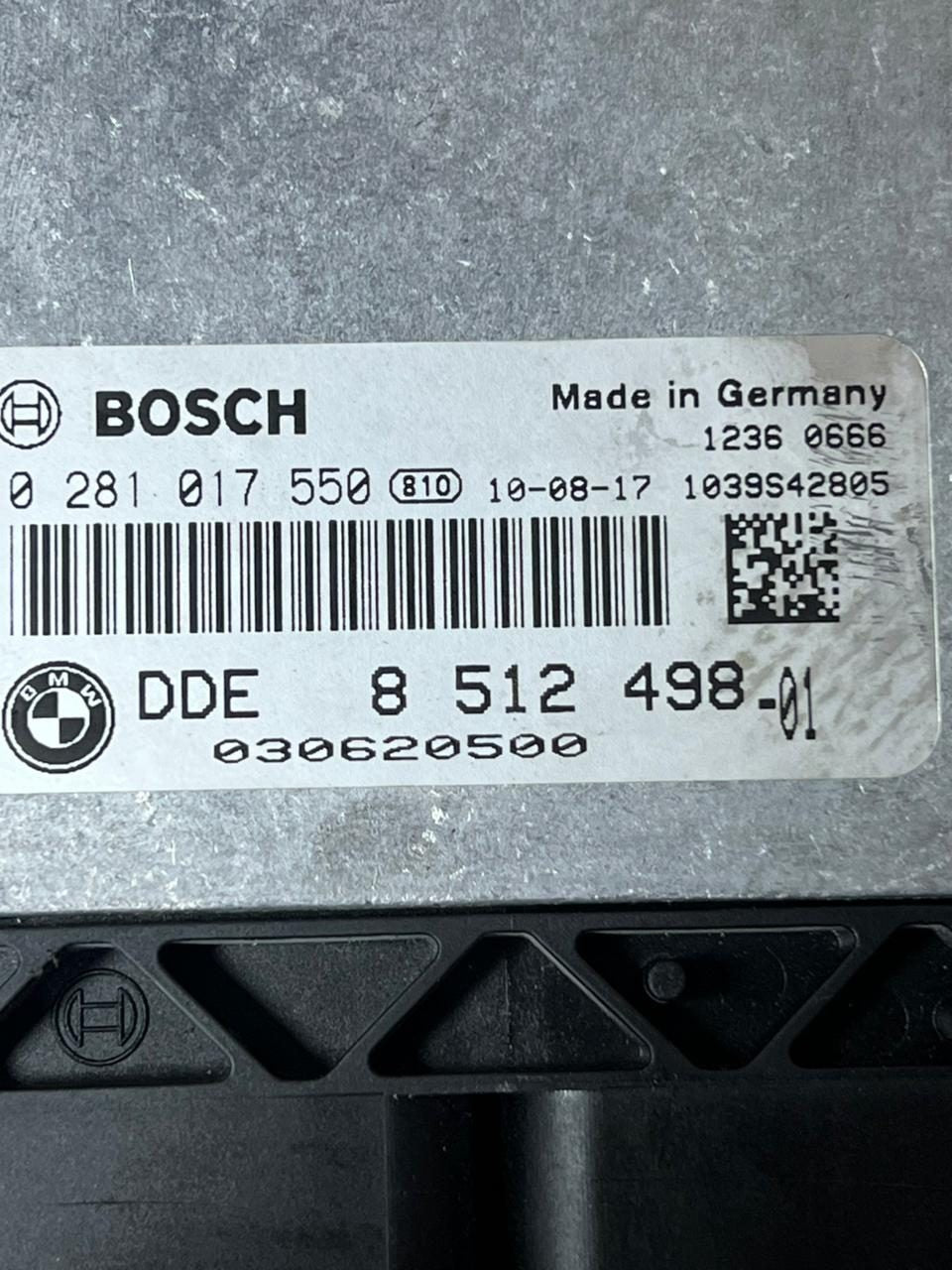 BMW x1 E84 20dX N47 177HP ECU Control Unit DDE 8512498 Automatic Transmission 