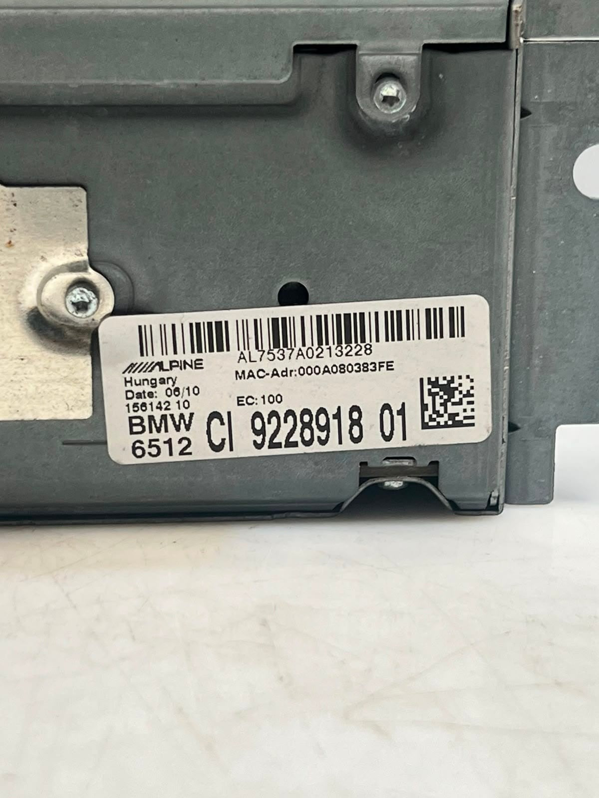 BMW 5 Series F10 F11 F18 F06 F12 F13 F02 F03 F01 Navigation HEAD Unit 9228918
