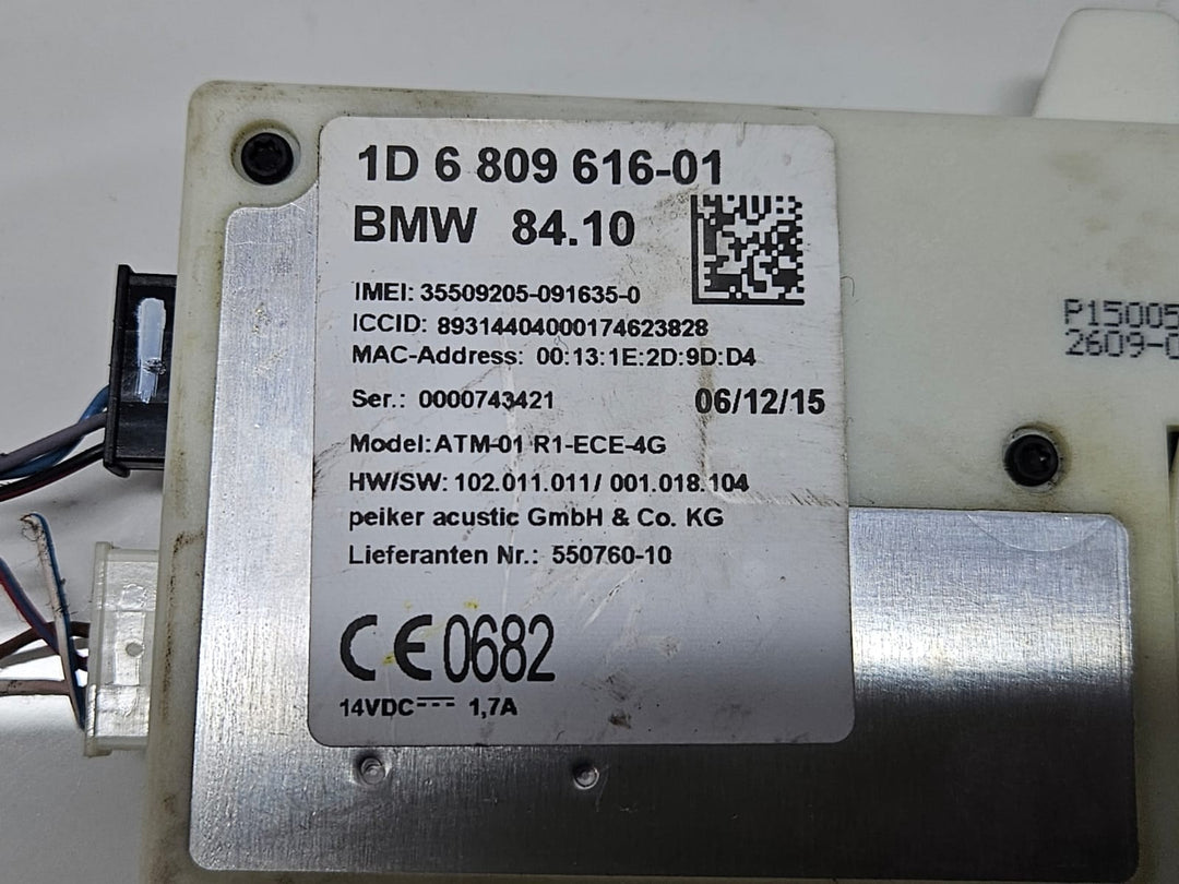 6809616-BMW F36 X5 F15 Telematic Control Module Unit OEM