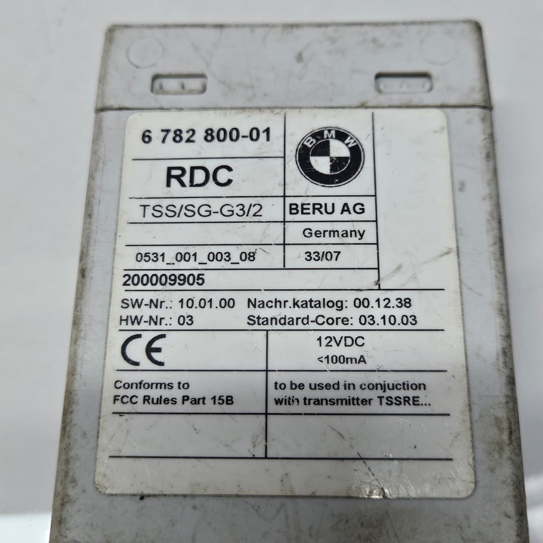2007-2011 BMW E90 328i, E66 750Li, Tire Pressure Control Module 6782800