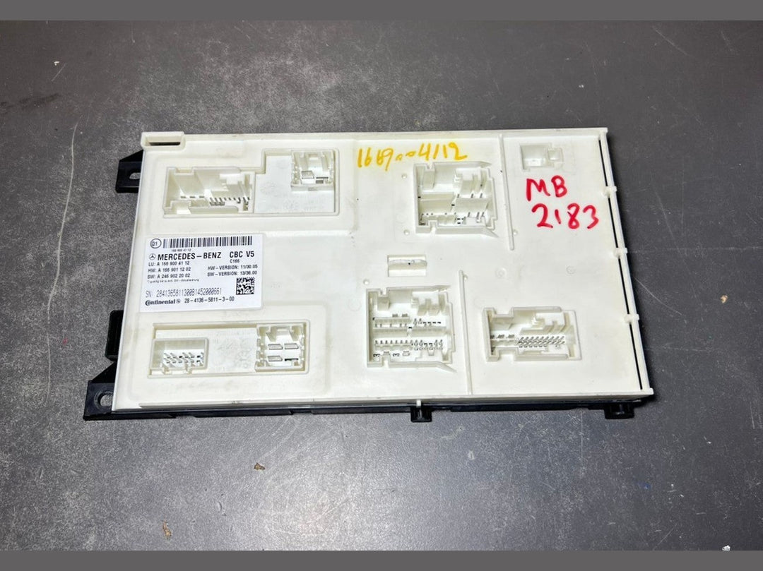 Mercedes-Benz W166 ML GL GLE Front SAM Body Control Module Unit A166 9004112 OEM