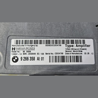 OEM BMW 6 SERIES F06 F12 F13 HARMAN BECKER SOUND SYSTEM AMPLIFIER 9266358