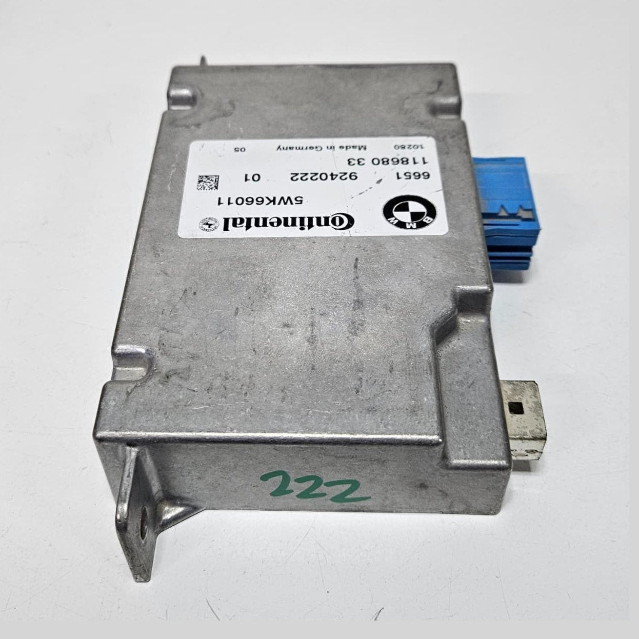 2009-2013 BM01, F02, F10, 52i Camera Based System Control Module 9240222