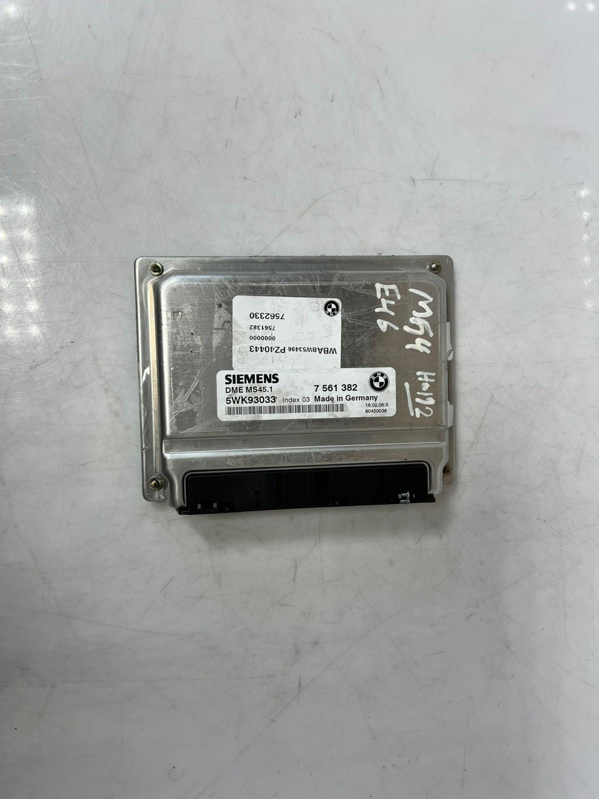2004-2006 BMW M54 E46 ENGINE CONTROL UNIT ECU COMPLETE SET 7561382 OEM