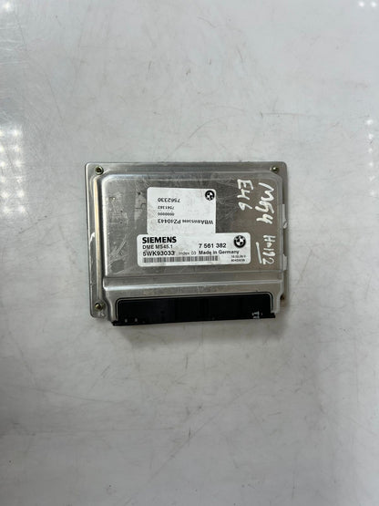 2004-2006 BMW M54 E46 ENGINE CONTROL UNIT ECU COMPLETE SET 7561382 OEM