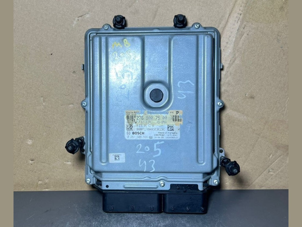 14-20 Mercedes W205 C43 Engine Control Module Unit ECM ECU A276 9007500 OEM