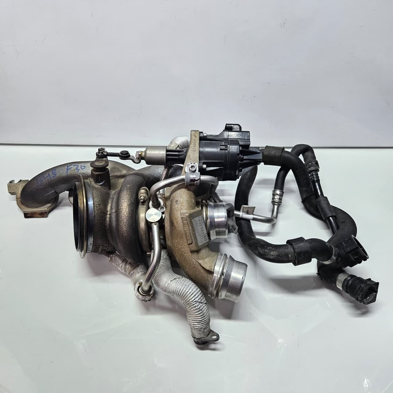 7637563-2017-2021 BMW X1 X3 F30 230i B48 Engine Turbocharger Hybrid OEM