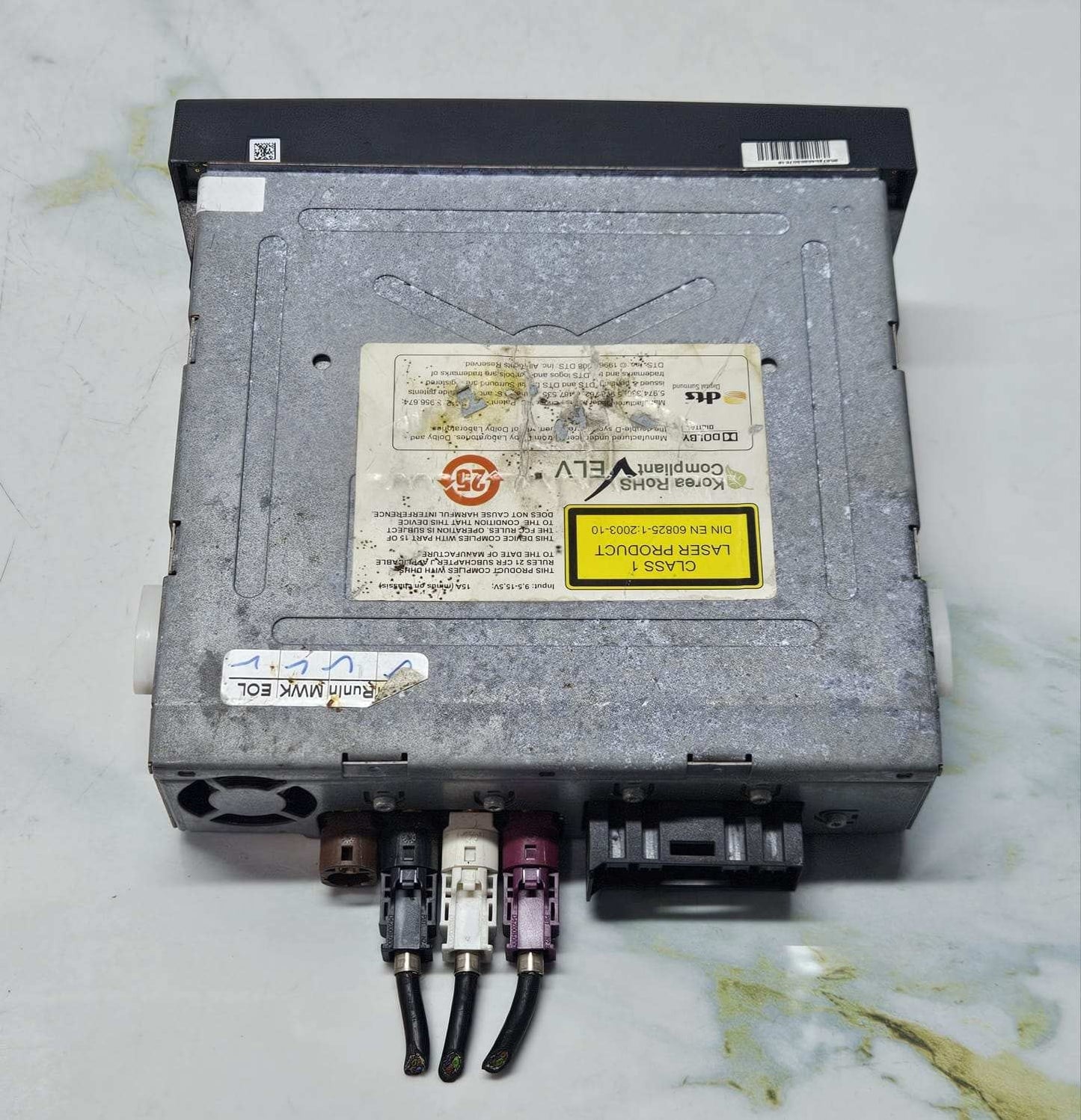 BMW DVD Audio Player Head Unit Rear Cabin 9228930 OEM